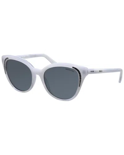 Swarovski Women's Sk6031 53mm Sunglasses In Orange