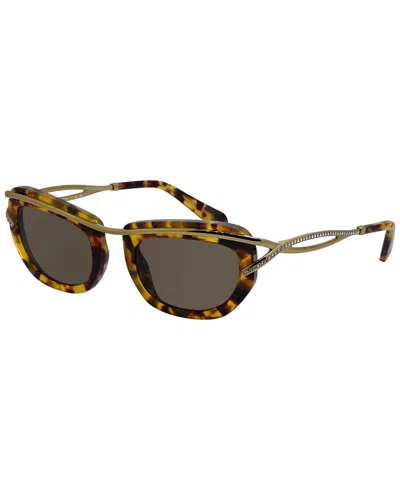 Swarovski Women's Sk7026 52mm Sunglasses In Brown