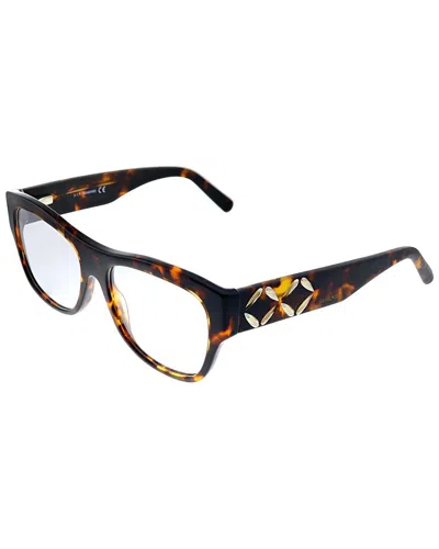 Swarovski Women's Square 53mm Optical Frames In Brown