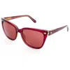 Swarovski Women's 55mm Shiny Violet Sunglasses
