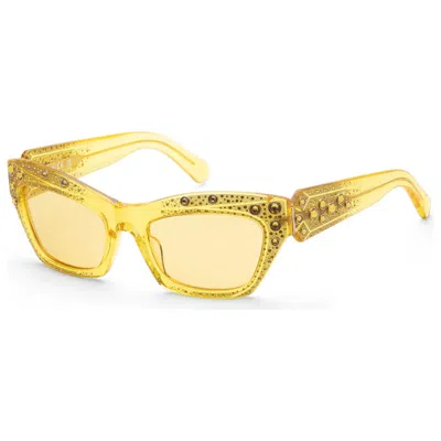 Swarovski Women's 55mm Yellow Sunglasses