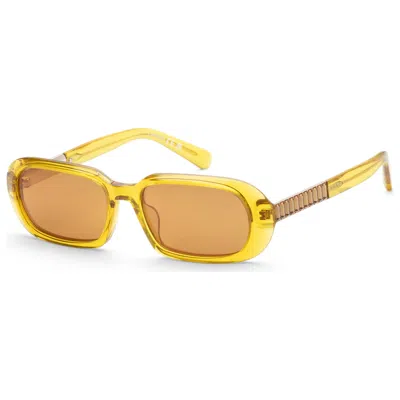 Swarovski Women's 53mm Brown Sunglasses In Gold