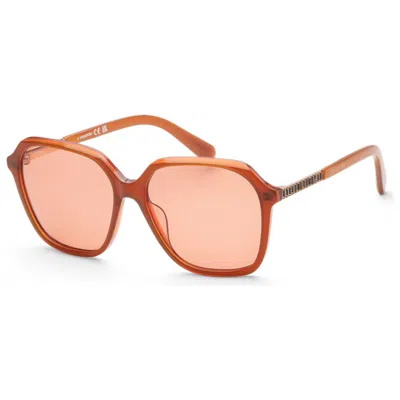 Swarovski Women's 56mm Orange Sunglasses