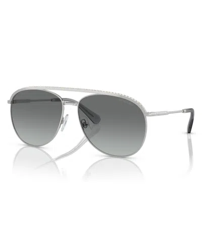 Swarovski Women's Sunglasses, Gradient Sk7005 In Silver