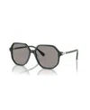 Swarovski Sk6003 Irregular-frame Gem-embellished Acetate Sunglasses In Green
