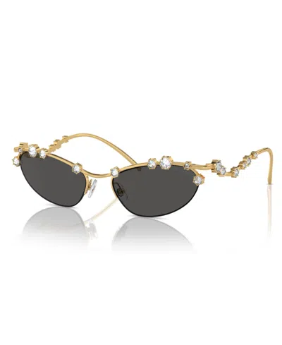 Swarovski Women's Sunglasses, Sk7016 In Gold