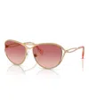 Swarovski Women's Sunglasses Sk7028 In Gold