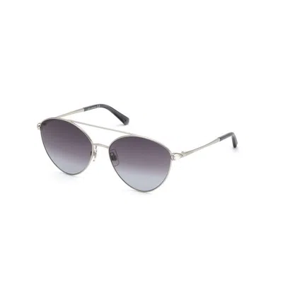 Swarovski Women's  Sk0286 16c Sunglasses In Silver