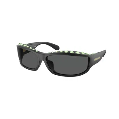 Swarovski Women's  Sk6009 102087 Sunglasses In Black