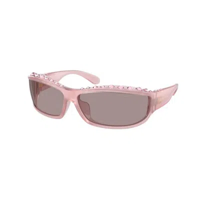 Swarovski Women's  Sk6009 10317n Sunglasses In Pink