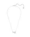 Swarovski Women's White Endless Symbol Necklace 5520576 In Gray