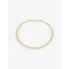 Swarovski Womens Una 18ct Yellow-gold Plated And Zirconia Necklace In Gold