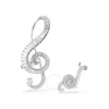 Swarovski X Ariana Grande Asymmetrical Baguette Cut Clip Earrings
