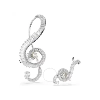 Swarovski X Ariana Grande Asymmetrical Baguette Cut Clip Earrings