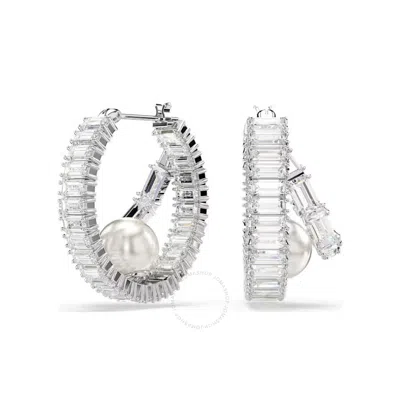Swarovski X Ariana Grande Baguette Cut Hoop Earrings