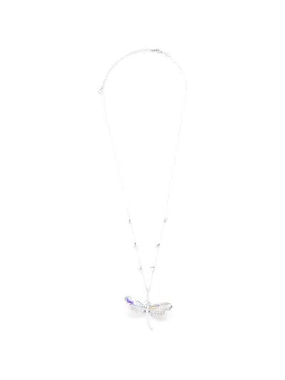 Swarovski X Ariana Grande Crystal And Cubic Zirconia Pendant Necklace And Brooch In Metallic