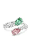 Swarovski X Ariana Grande Crystal-embellished Open Ring In Multi