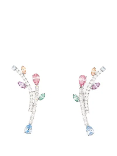 Swarovski X Ariana Grande Drop-design Earrings In Multi