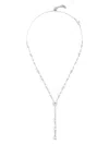 Swarovski X Ariana Grande Pearl Necklace In Silver