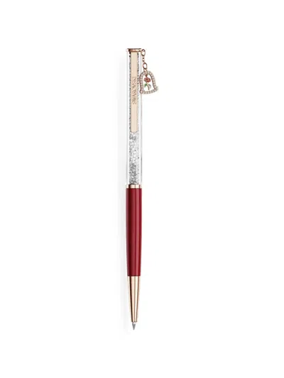 Swarovski X Disney Crystal-embellished Bell-charm Pen In Multi