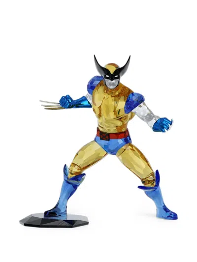 Swarovski X Marvel X-men Wolverine Crystal Figurine In Multi