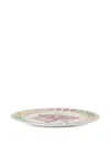 Swarovski Idyllia Lily-print Plate (33.1 Cm) In Multi