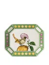 Swarovski Idyllia Printed Tray (16cm X 20cm) In Multi