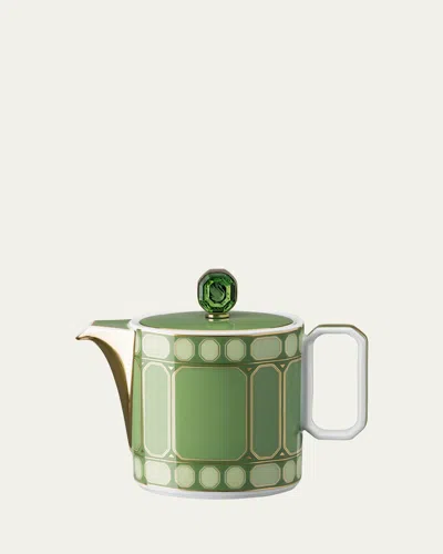 Swarovski X Rosenthal Signum Creamer With Lid In Green