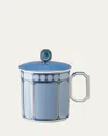Swarovski Signum Mug With Lid, 13 Oz. In Blue