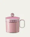 Swarovski Signum Mug With Lid, Rose Pink In Pink