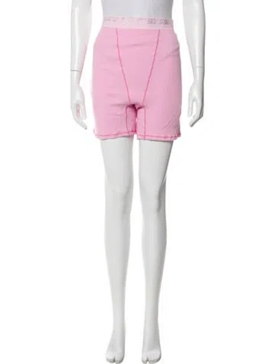 Pre-owned Swarovski X Skims Crystal Embellishments Pajamas In Pink