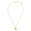 Swarovski Yellow Swan Pendant Necklace
