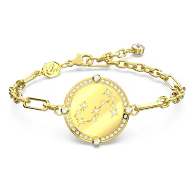 Swarovski Zodiac Bracelet In Gold Tone
