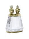 Swarovski Zodiac Gemini Crystal Figurine In Gold Tone-gemini