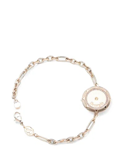 Swarovski Zodiac Scorpio Crystal-embellished Bracelet In Gold