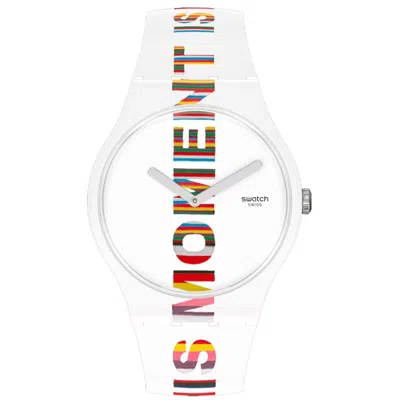 Swatch Art Peace Hotel Time's Magic White Dial Watch