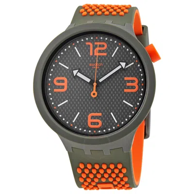 Swatch Bbbeauty Quartz Grey Dial Men's Watch So27m101 In Orange