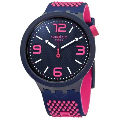 Swatch Bbcandy Quartz Black Dial Unisex Watch So27n103 In Blue