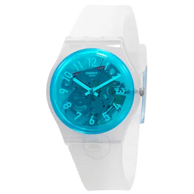 Swatch Bianco Quartz Brilliant Blue Dial Men's Watch Gw215