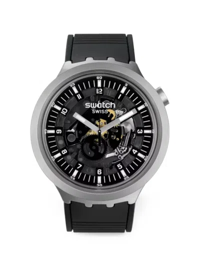 Swatch Big Bold Irony 47mm Watch In Black