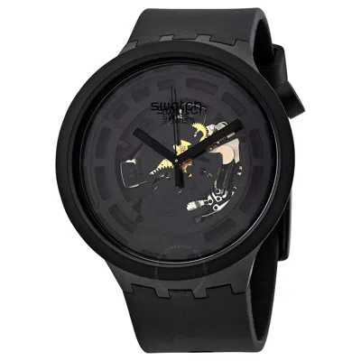 Swatch Bioceramic Quartz Black Dial Men's Watch Sb03b100