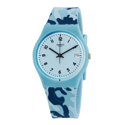 Swatch Camoublue Quartz Blue Dial Unisex Watch Gs402