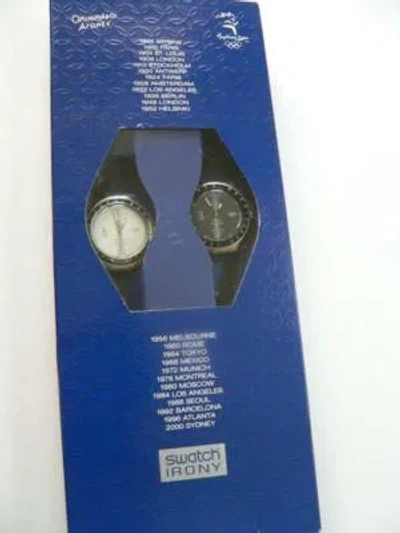 Pre-owned Swatch Condition  Irony Sydney 2000 Olympics Swagmen Yzs02 2-watch Set Rare