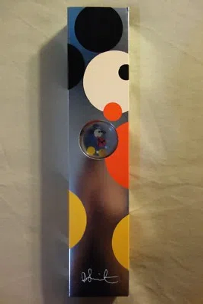 Pre-owned Swatch Damien Hirst Disney "mickey The True Original" Mirror Spot Watch Suoz290s