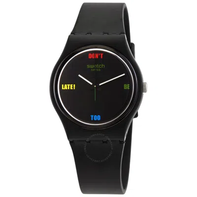 Swatch Essentials Db2l Quartz Black Dial Unisex Watch So28b102