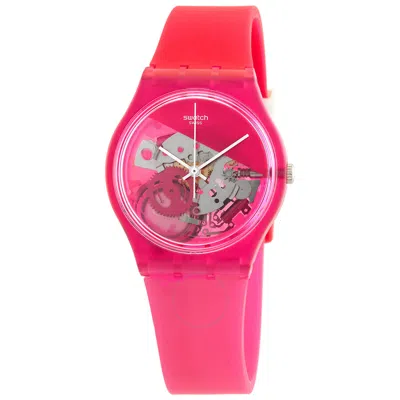 Swatch Grana-tech Quartz Pink Dial Ladies Watch Gp146