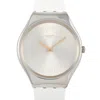 Swatch Irony Skindoree Brushed Silver Ladies' Watch Syxs108 In Multi