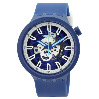 Swatch I Blue Quartz Unisex Watch Sb01n102