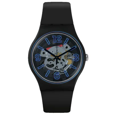 Swatch Men's Blueboost Black Dial Watch