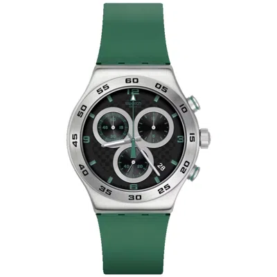 Swatch Men's Irony The Spetember Collection Carbonic Green Black Dial Watch